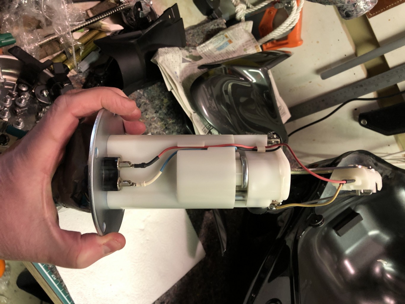 Fuel filter after 24k km Maintenance and Servicing Z900