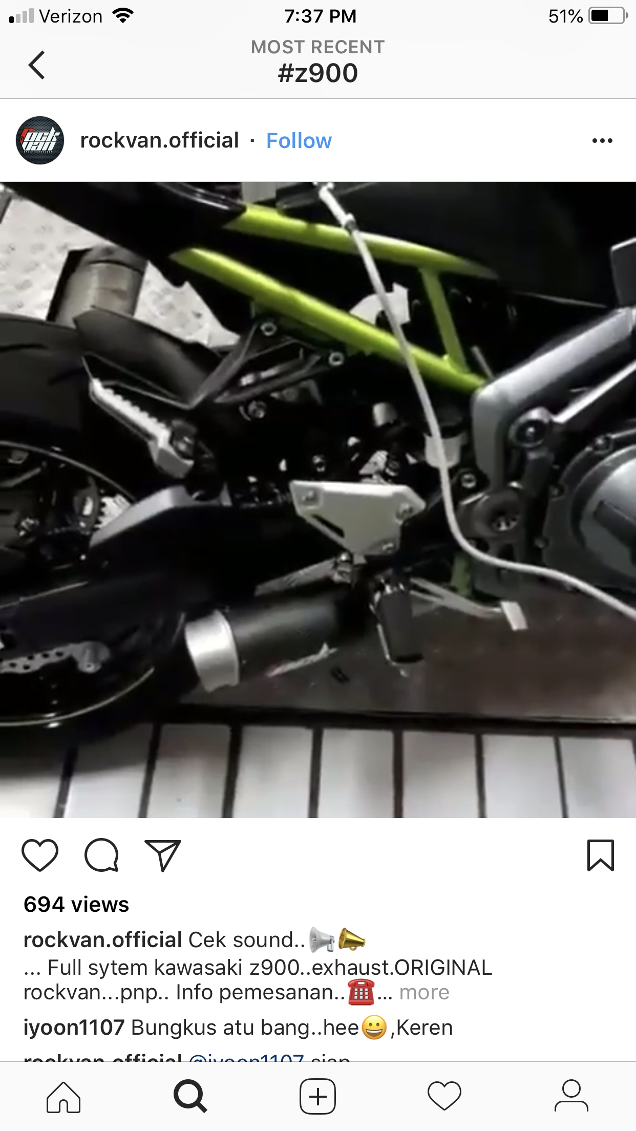 Short exhaust pics Modifications, Accessories, and Appearance Z900