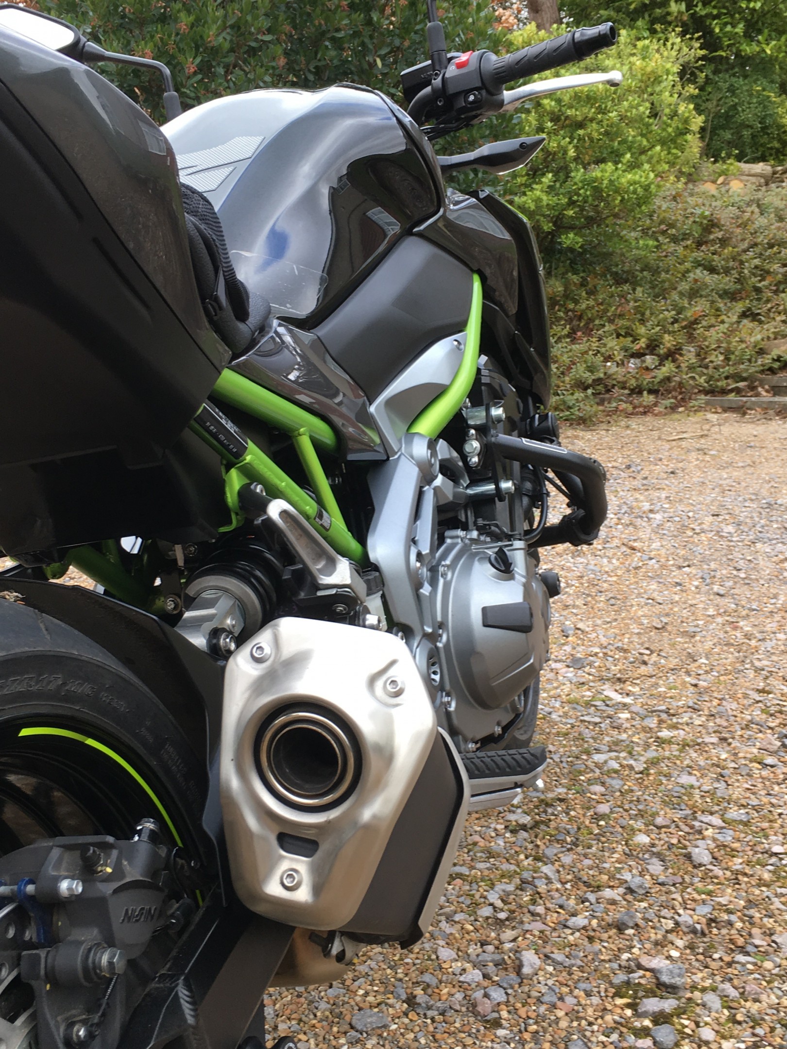 SW Motech Crash Bars Installed Modifications, Accessories, and Appearance Z900
