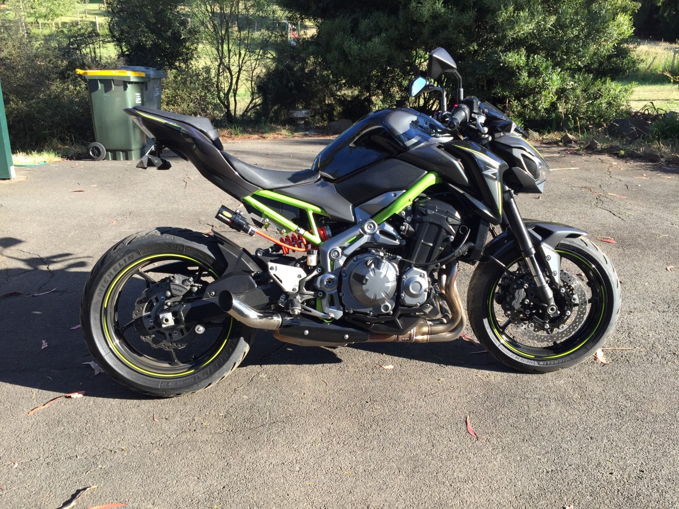 KTech Razor R Installed... Suspension Setup and Mods Z900