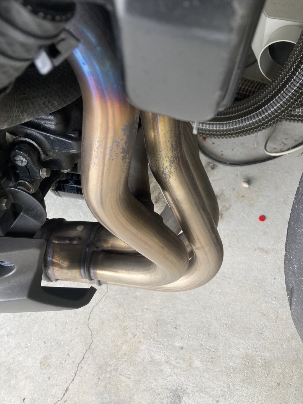Exhaust headers turning blue Z900 Main Chat board Z900
