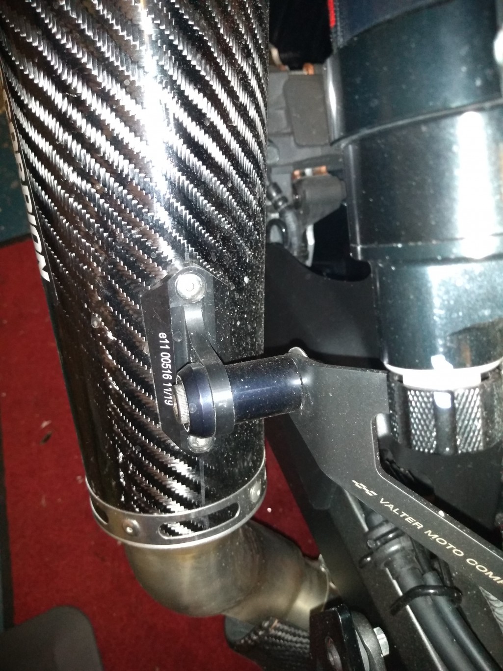 Evotech exhaust hanger and blanking plate Modifications, Accessories